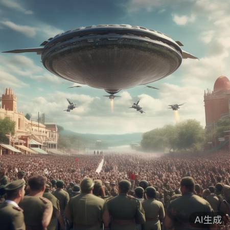 墨西哥阅兵惊现UFO?与军机同框引热议