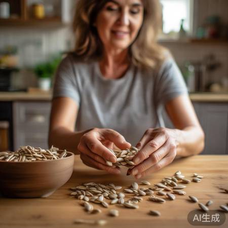 瓜子富含维E,强身抗病毒