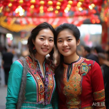 新疆母女千里赴武汉，共庆祖国华诞感人至深