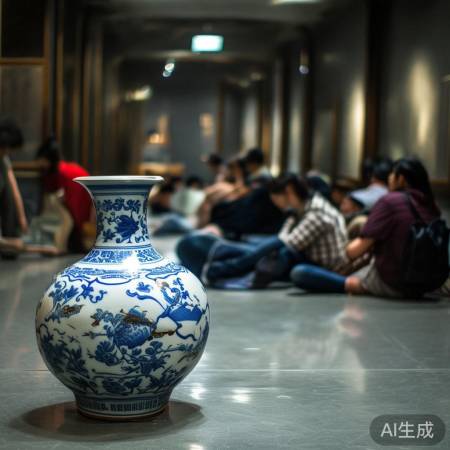 清代文物变身游客靠背，馆方回应引热议！